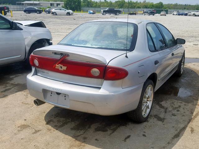 1G1JF52F847239481 - 2004 CHEVROLET CAVALIER L SILVER photo 4