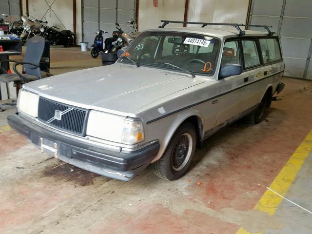 YV1AW8807N1920709 - 1992 VOLVO 240 SILVER photo 2