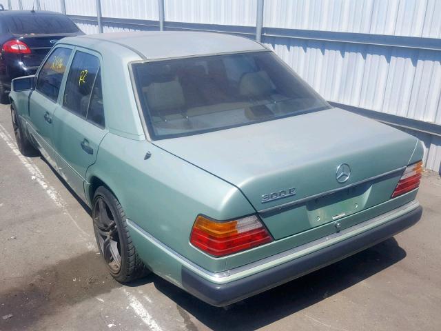 WDBEA30D5MB363880 - 1991 MERCEDES-BENZ 300 E GREEN photo 3