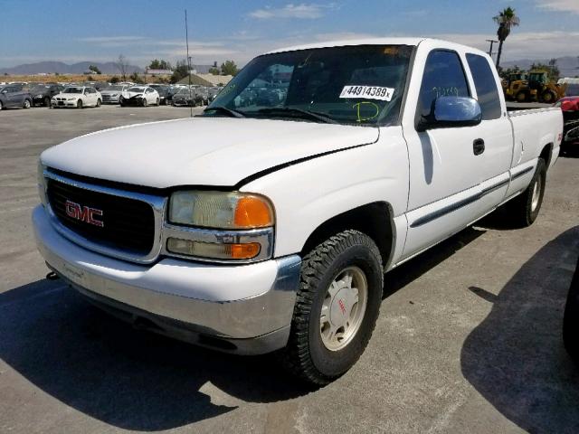 1GTEK19T0XE549147 - 1999 GMC NEW SIERRA WHITE photo 2