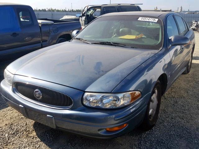 1G4HP54K2YU181822 - 2000 BUICK LESABRE CU BLUE photo 2