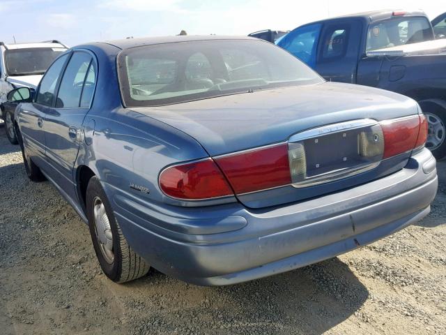 1G4HP54K2YU181822 - 2000 BUICK LESABRE CU BLUE photo 3