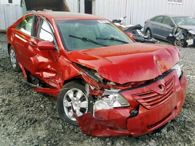 4T1BE46K49U373747 - 2009 TOYOTA CAMRY BASE RED photo 1