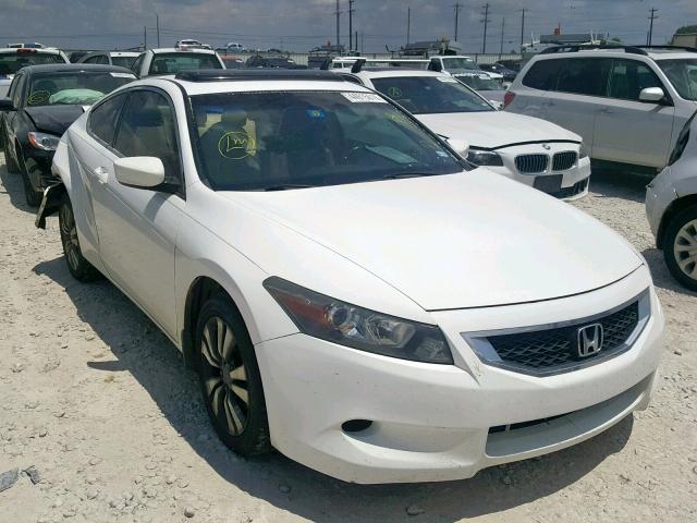 1HGCS12809A012772 - 2009 HONDA ACCORD EXL WHITE photo 1