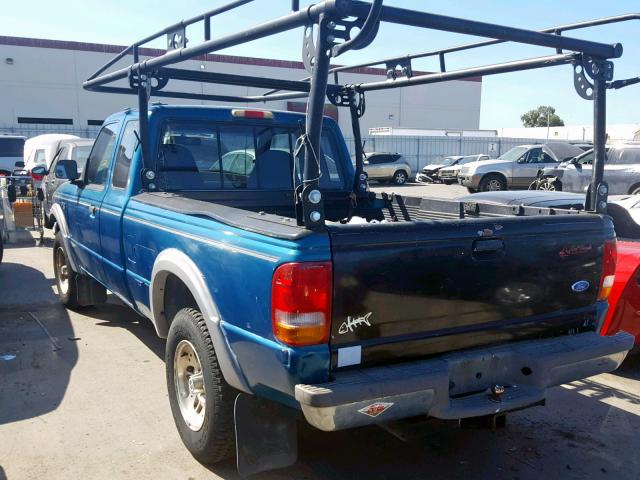 1FTDR15X3PTA63170 - 1993 FORD RANGER SUP GREEN photo 3