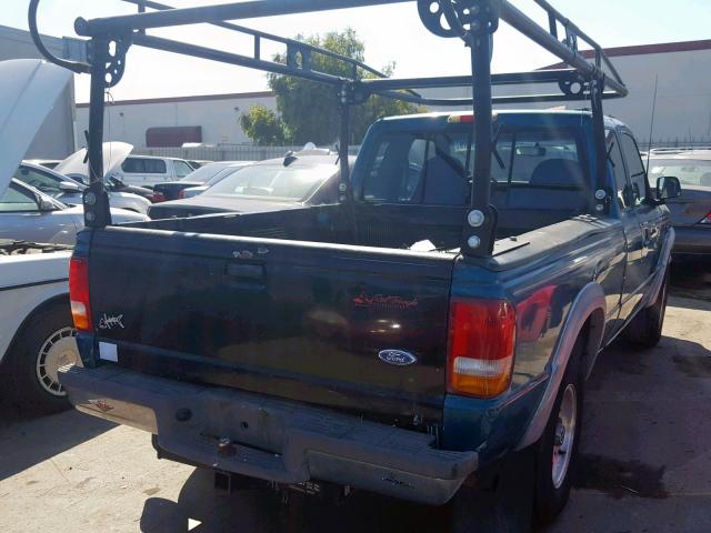 1FTDR15X3PTA63170 - 1993 FORD RANGER SUP GREEN photo 4