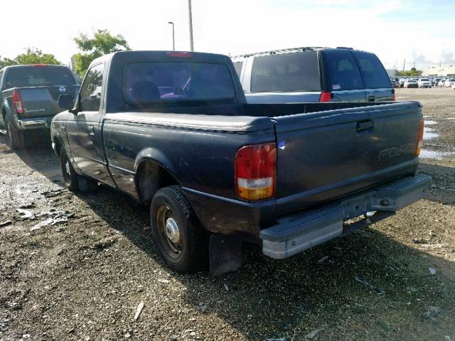 1FTCR10UXRTA72167 - 1994 FORD RANGER BLUE photo 3