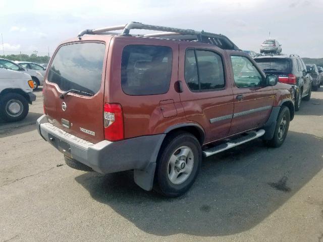 5N1ED28Y42C535880 - 2002 NISSAN XTERRA XE ORANGE photo 4