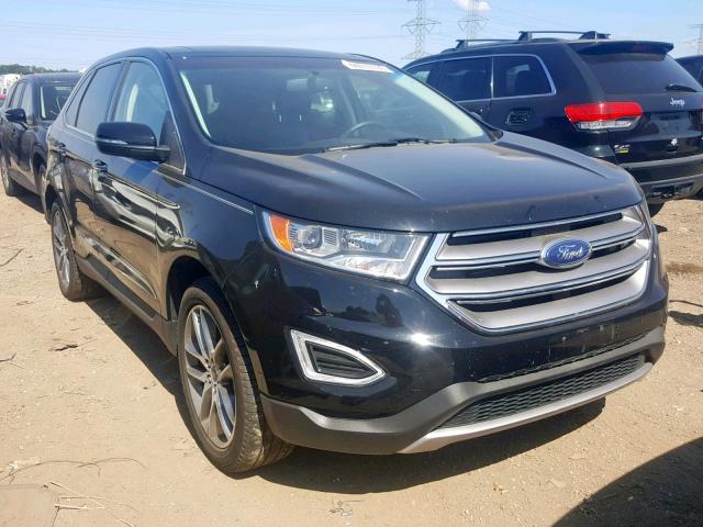 2FMPK4K89GBB10715 - 2016 FORD EDGE TITAN BLACK photo 1