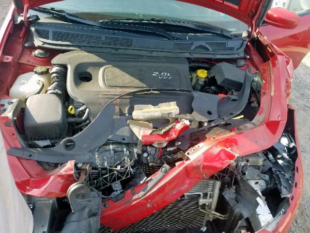 1C3CDFBA5DD301649 - 2013 DODGE DART SXT RED photo 7