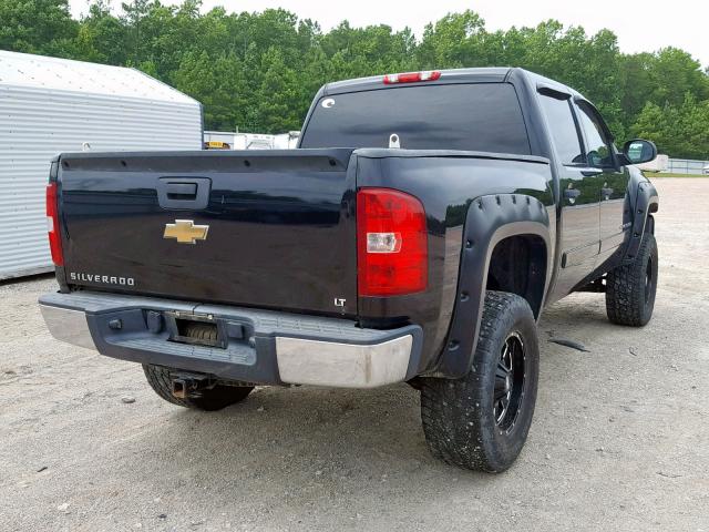 3GCEK13C87G502045 - 2007 CHEVROLET SILVERADO BLACK photo 4