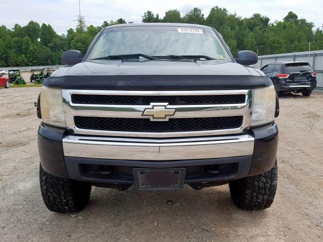 3GCEK13C87G502045 - 2007 CHEVROLET SILVERADO BLACK photo 9