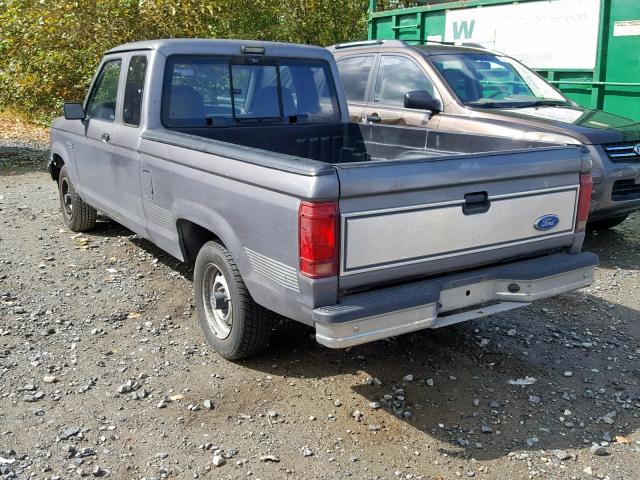 1FTCR14U3MPA64598 - 1991 FORD RANGER SUP GRAY photo 3