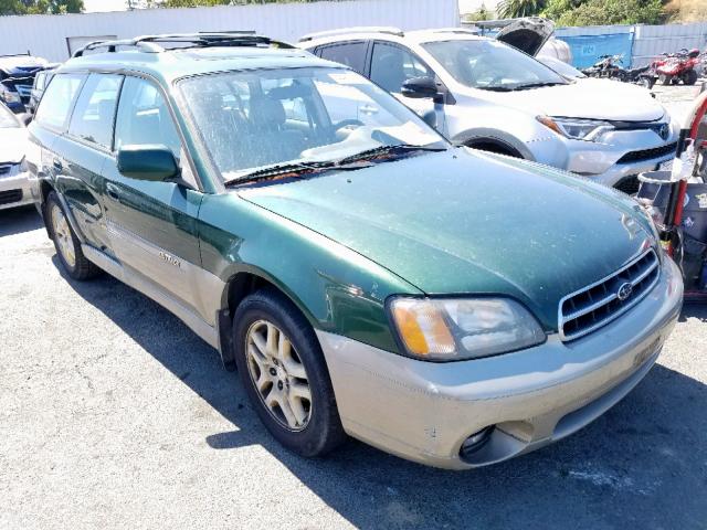 4S3BH6866Y7612798 - 2000 SUBARU LEGACY OUT GREEN photo 1