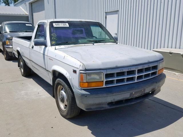 1B7HL26X9TS630571 - 1996 DODGE DAKOTA WHITE photo 1