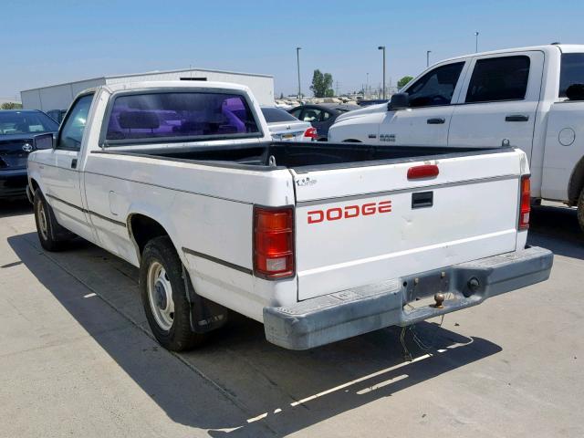 1B7HL26X9TS630571 - 1996 DODGE DAKOTA WHITE photo 3