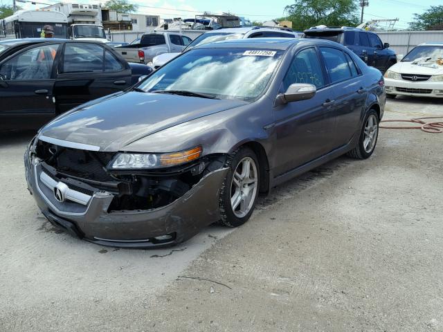 19UUA66228A017335 - 2008 ACURA TL GRAY photo 2