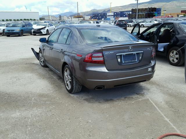 19UUA66228A017335 - 2008 ACURA TL GRAY photo 3