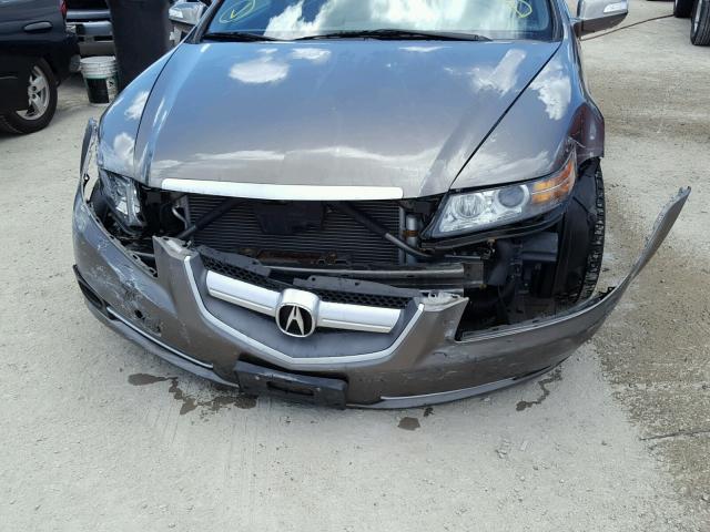 19UUA66228A017335 - 2008 ACURA TL GRAY photo 9