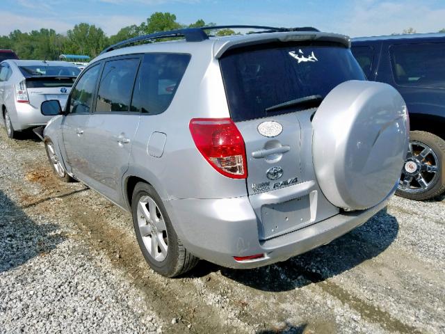 JTMBK31V885064087 - 2008 TOYOTA RAV4 LIMIT SILVER photo 3