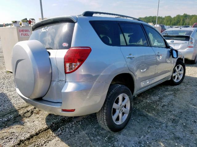 JTMBK31V885064087 - 2008 TOYOTA RAV4 LIMIT SILVER photo 4