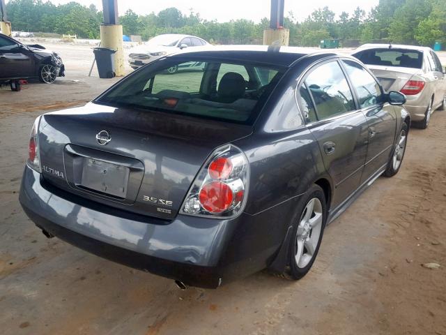 1N4BL11D66C204242 - 2006 NISSAN ALTIMA SE BLACK photo 4