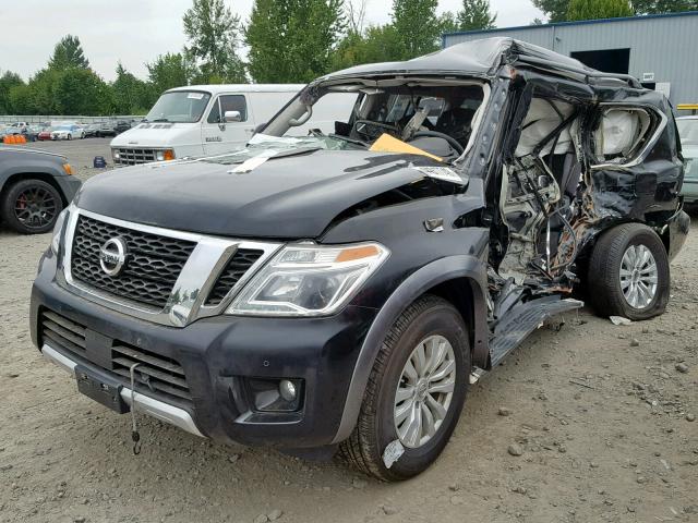 JN8AY2NC0H9510114 - 2017 NISSAN ARMADA SV BLACK photo 2