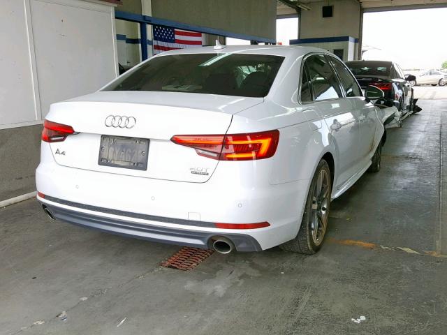 WAUFNAF4XHN033790 - 2017 AUDI A4 PRESTIG WHITE photo 4