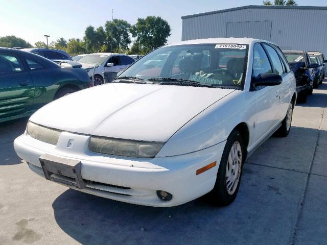 1G8ZK8271XZ173004 - 1999 SATURN SW2 WHITE photo 2