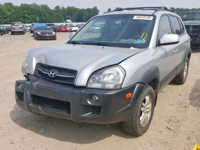 KM8JN12D47U685548 - 2007 HYUNDAI TUCSON SE SILVER photo 2