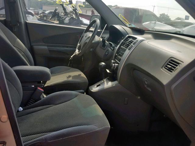 KM8JN12D47U685548 - 2007 HYUNDAI TUCSON SE SILVER photo 5