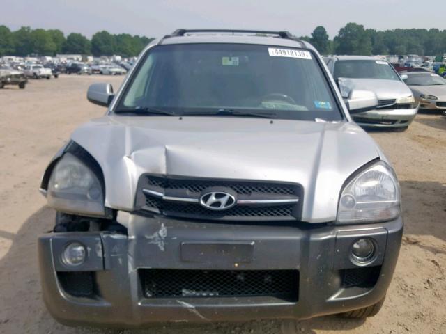 KM8JN12D47U685548 - 2007 HYUNDAI TUCSON SE SILVER photo 7