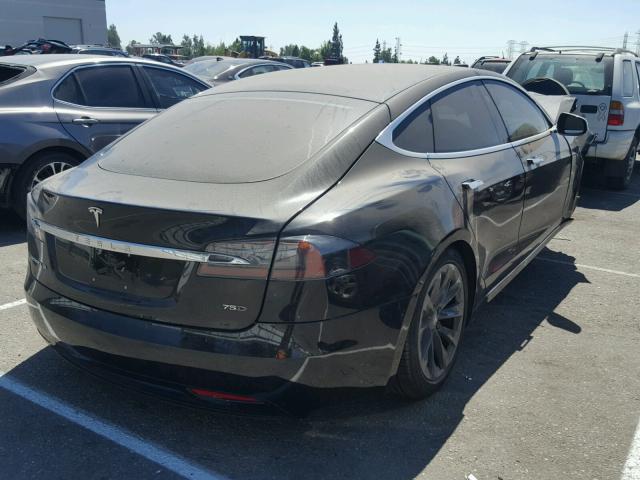 5YJSA1E29JF249177 - 2018 TESLA MODEL S BLACK photo 4