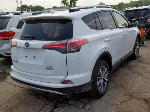 JTMRJREV0JD165960 - 2018 TOYOTA RAV4 HV LE WHITE photo 4