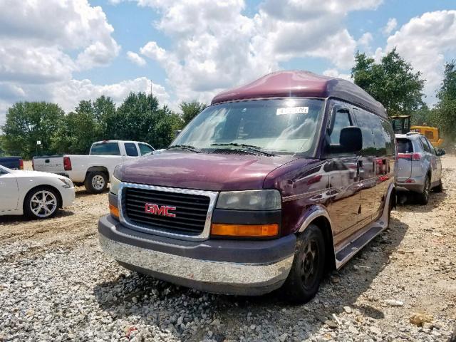 1GDFG15T851218604 - 2005 GMC SAVANA RV BURGUNDY photo 2