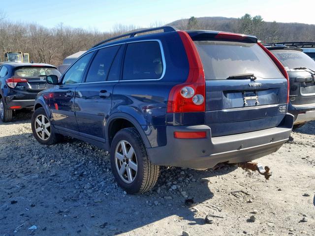 YV1CZ91H641096738 - 2004 VOLVO XC90 T6 BLUE photo 3