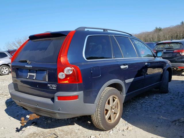 YV1CZ91H641096738 - 2004 VOLVO XC90 T6 BLUE photo 4