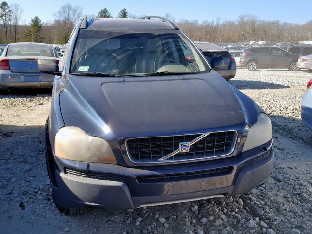 YV1CZ91H641096738 - 2004 VOLVO XC90 T6 BLUE photo 9