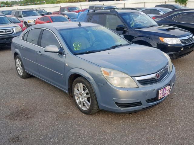 1G8ZS57N87F307451 - 2007 SATURN AURA XE BLUE photo 1