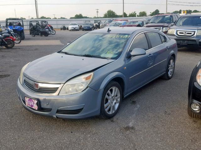 1G8ZS57N87F307451 - 2007 SATURN AURA XE BLUE photo 2