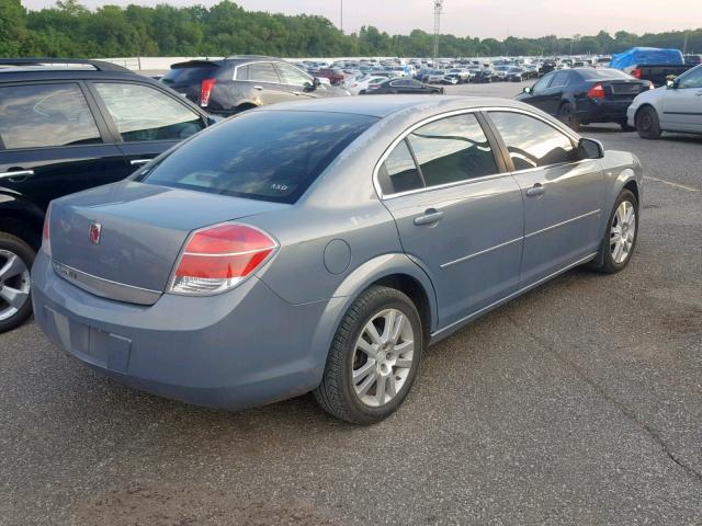 1G8ZS57N87F307451 - 2007 SATURN AURA XE BLUE photo 4