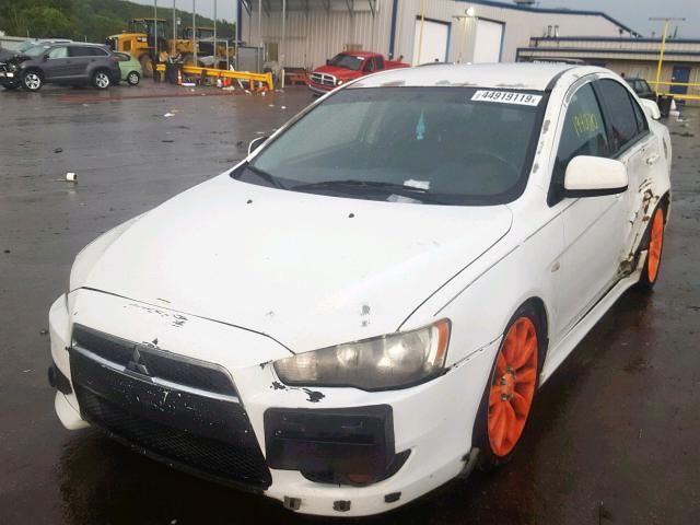 JA3AU86U58U013444 - 2008 MITSUBISHI LANCER GTS WHITE photo 2