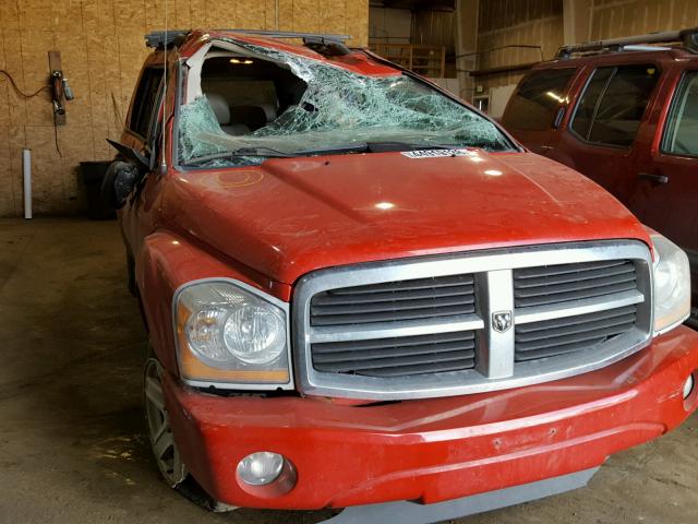 1D4HB48N85F604200 - 2005 DODGE DURANGO SL RED photo 1