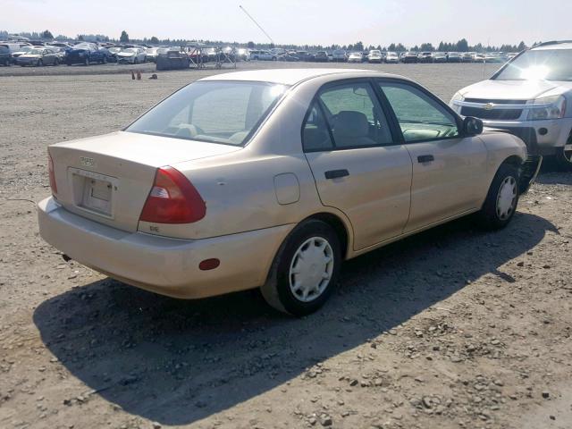 JA3AY26CXYU022424 - 2000 MITSUBISHI MIRAGE DE GOLD photo 4