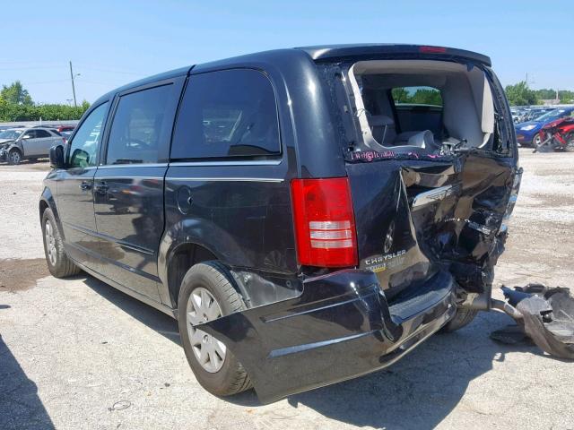 2A4RR4DE1AR103973 - 2010 CHRYSLER TOWN & COU BLACK photo 3