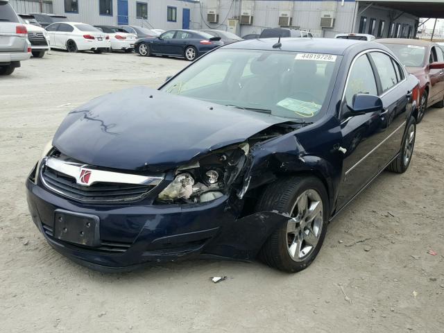 1G8ZS57N07F191484 - 2007 SATURN AURA XE BLUE photo 2