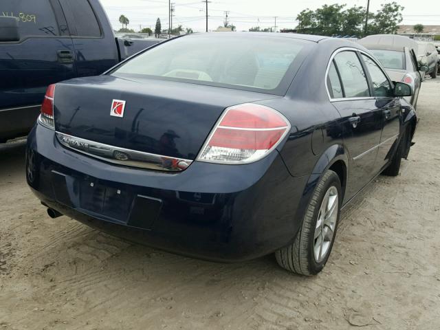 1G8ZS57N07F191484 - 2007 SATURN AURA XE BLUE photo 4