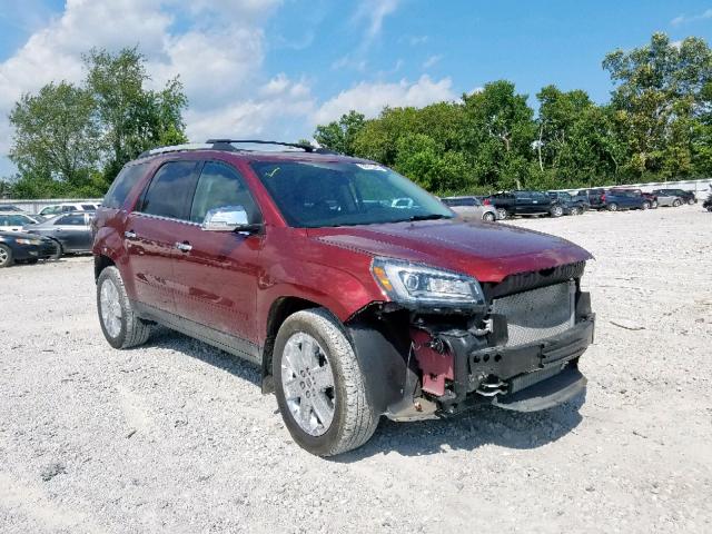 1GKKRSKD9HJ215512 - 2017 GMC ACADIA LIM MAROON photo 1