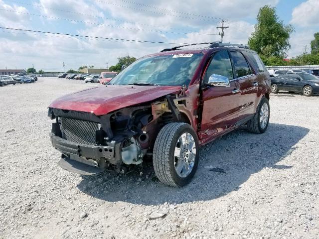 1GKKRSKD9HJ215512 - 2017 GMC ACADIA LIM MAROON photo 2