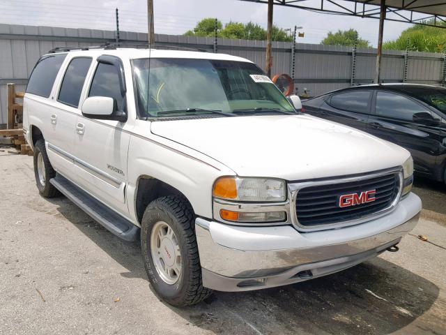 3GKFK16T91G198252 - 2001 GMC YUKON XL K WHITE photo 1